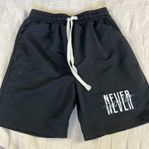 Black basketball shorts